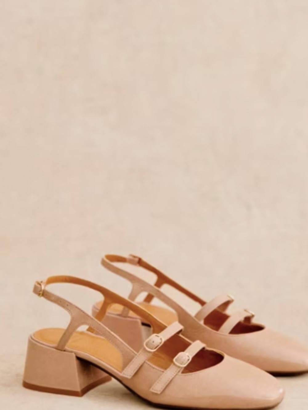 Sezane Paula Babies in Polished Nude